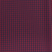 Camisa Guinda de Cuadros Manga Larga 2509194