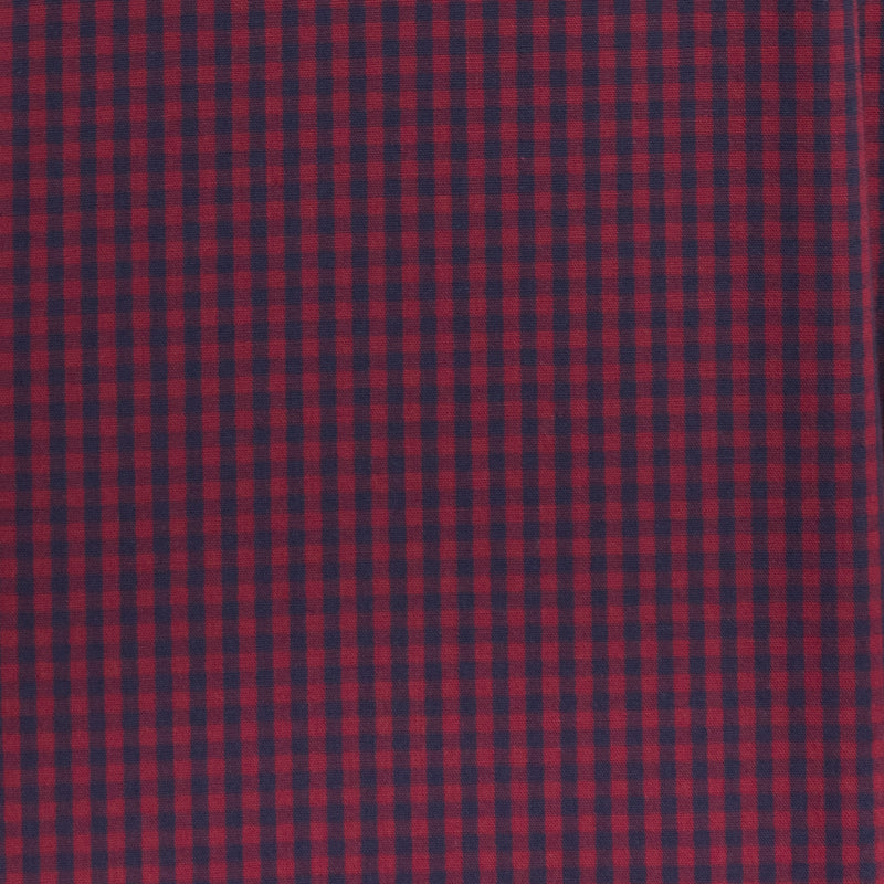 Camisa Guinda de Cuadros Manga Larga 2509194