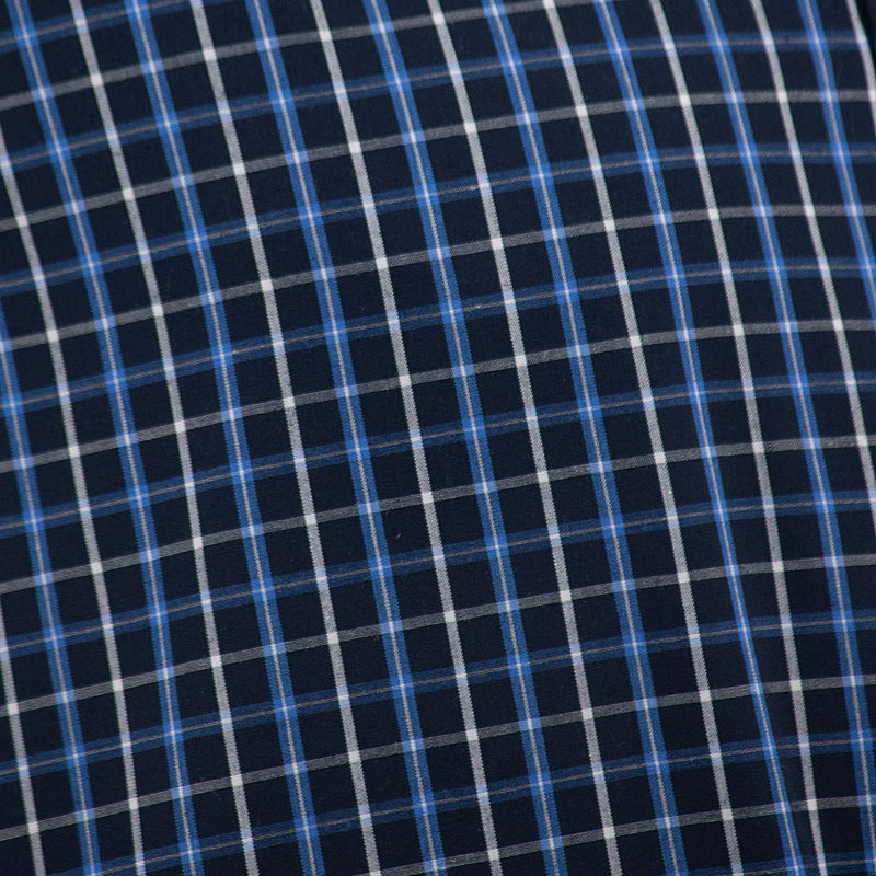 Camisa Azul de Cuadros Manga Larga 2509196