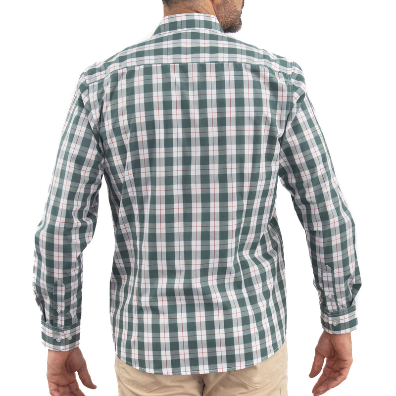 Camisa Verde de Cuadros Manga Larga 2509199
