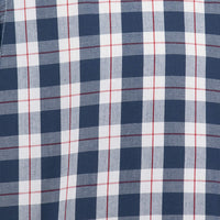 Camisa Azul de Cuadros Manga Larga 2509200