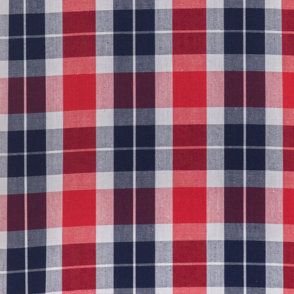 Camisa Roja de Cuadros con Manga Corta 2509202