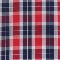 Camisa Roja de Cuadros con Manga Corta 2509202