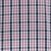 Camisa Azul de Cuadros con Manga Corta 2509205