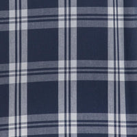 Camisa Azul de Cuadros con Manga Corta 2509207