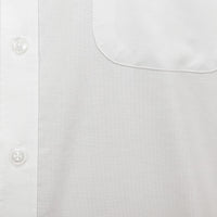 Camisa Lisa Blanca con Manga Corta 100% Algodón BASICO13