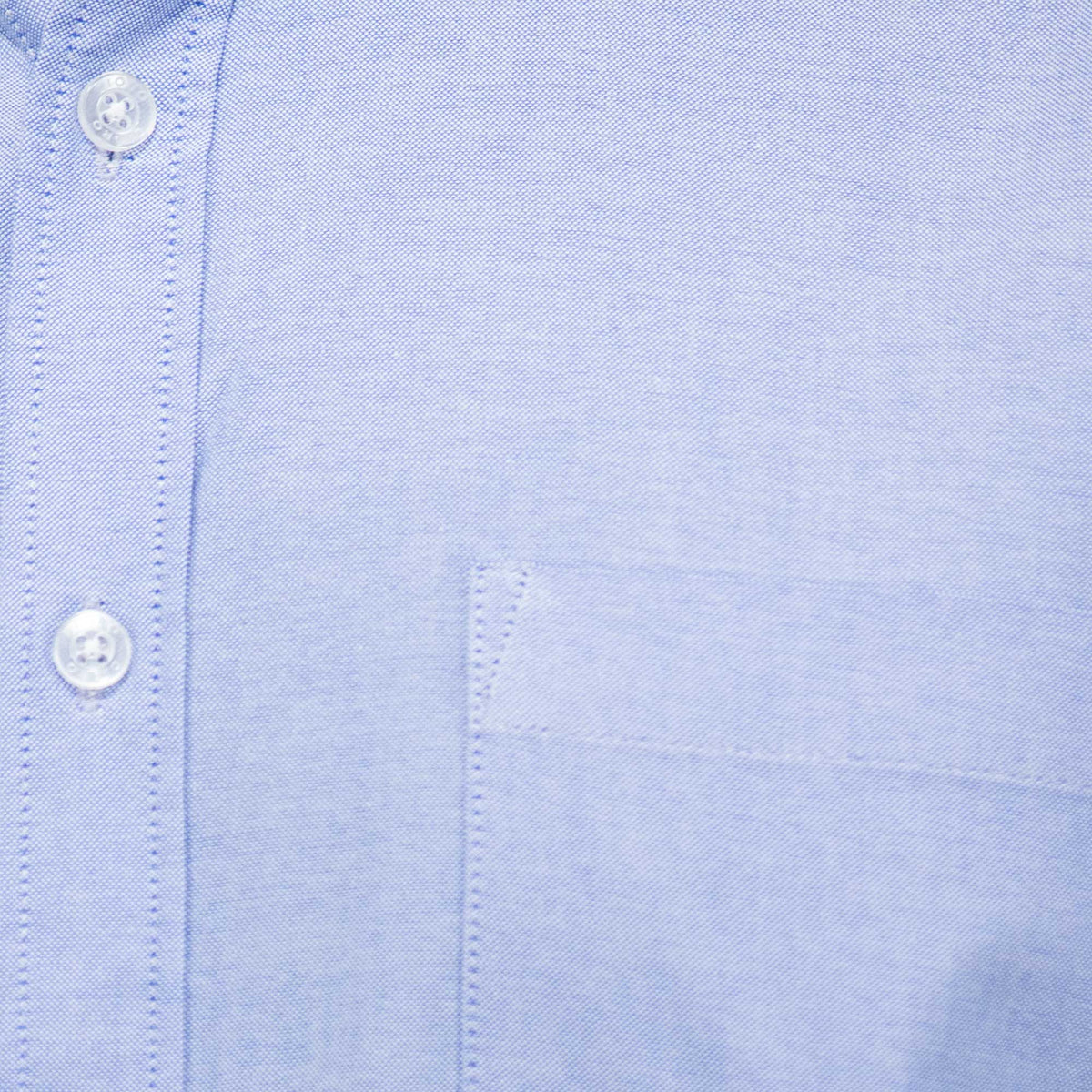 Camisa Azul Lisa Manga Corta 100% Algodón Talla Extra 2615046