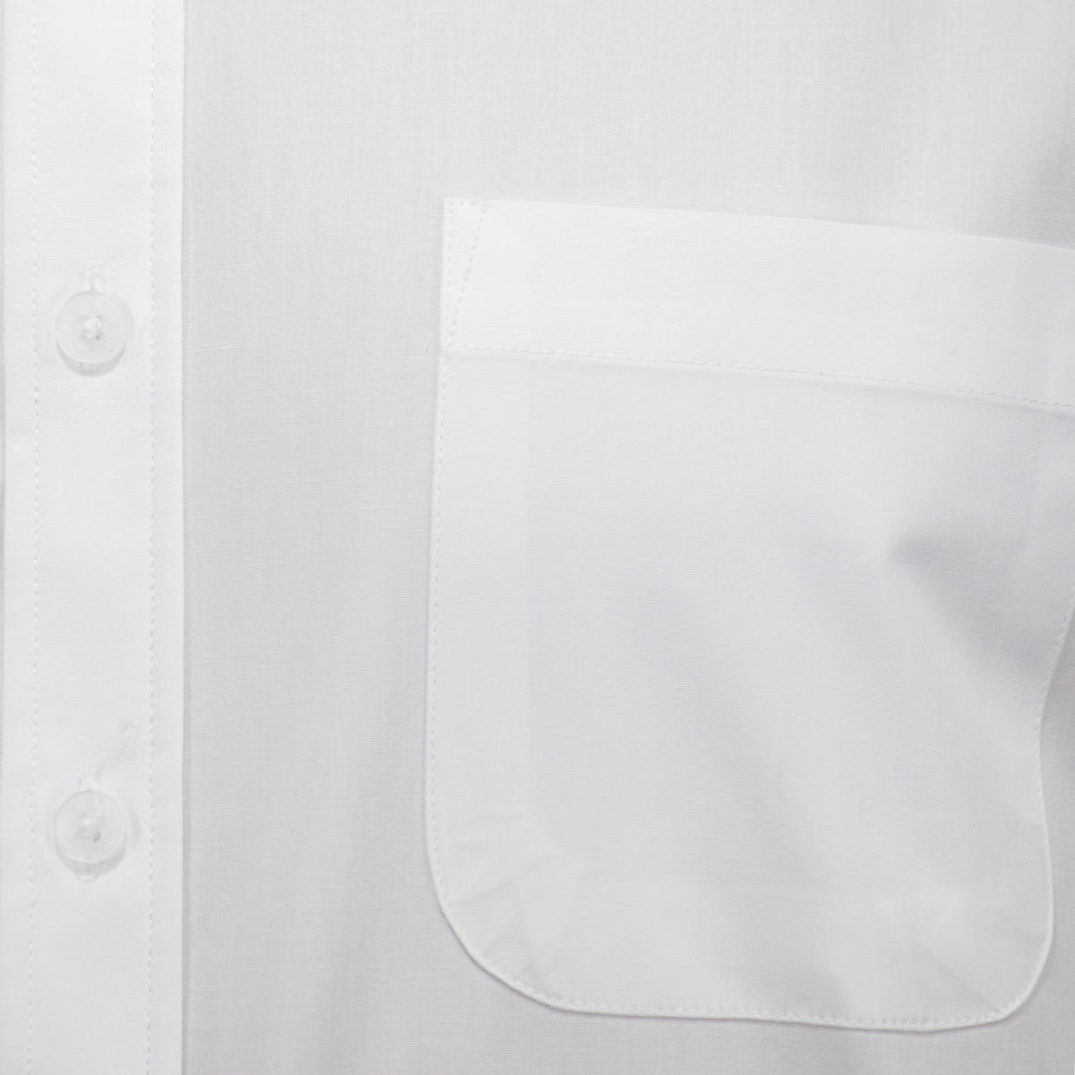 Camisa Lisa Blanca con Manga Larga 100% Algodón BASICO20