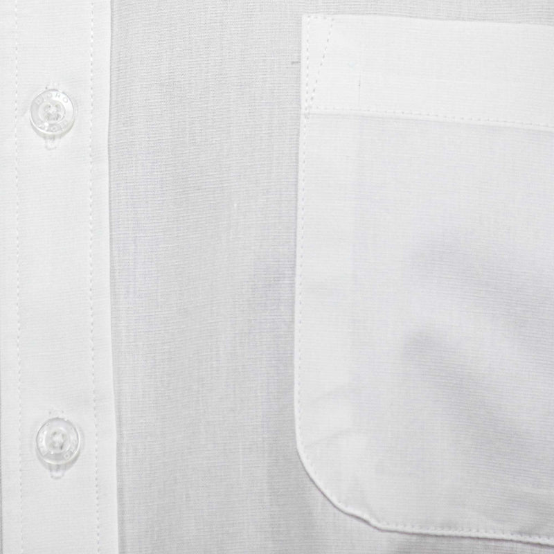Camisa Blanca Lisa de Manga Larga 100% Algodón BASICO4