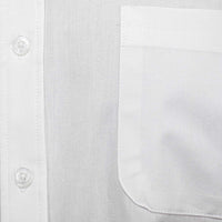 Camisa Blanca Lisa Manga Larga 100% Algodón Talla Extra 2615033