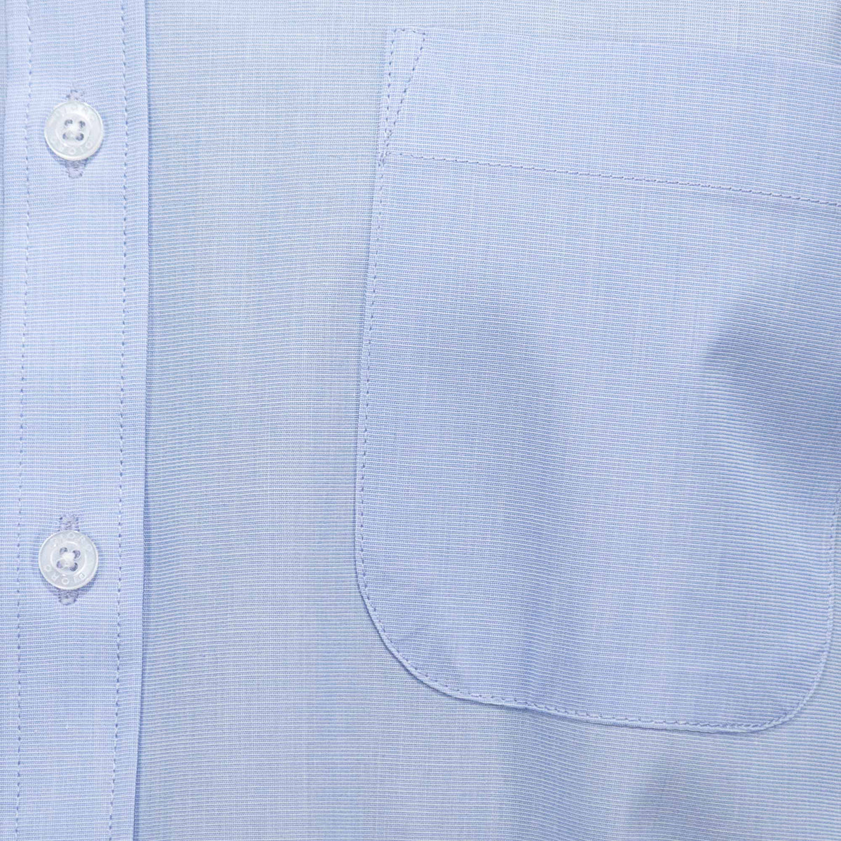 Camisa Lisa Azul con Manga Larga 100% Algodón BASICO5