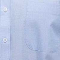 Camisa Lisa Azul con Manga Larga 100% Algodón BASICO5