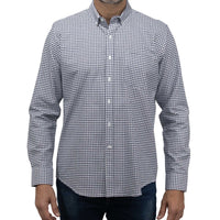 Camisa de Cuadros Azul con Manga Larga 100% Algodón BASICO7