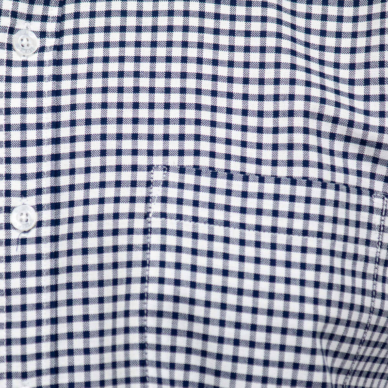 Camisa de Cuadros Azul con Manga Larga 100% Algodón BASICO7