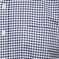 Camisa Cuadros Azul Manga Larga 100% Algodón Talla Extra 2615035