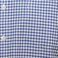 Camisa Cuadros Azul Manga Larga 100% Algodón Talla Extra 2615036