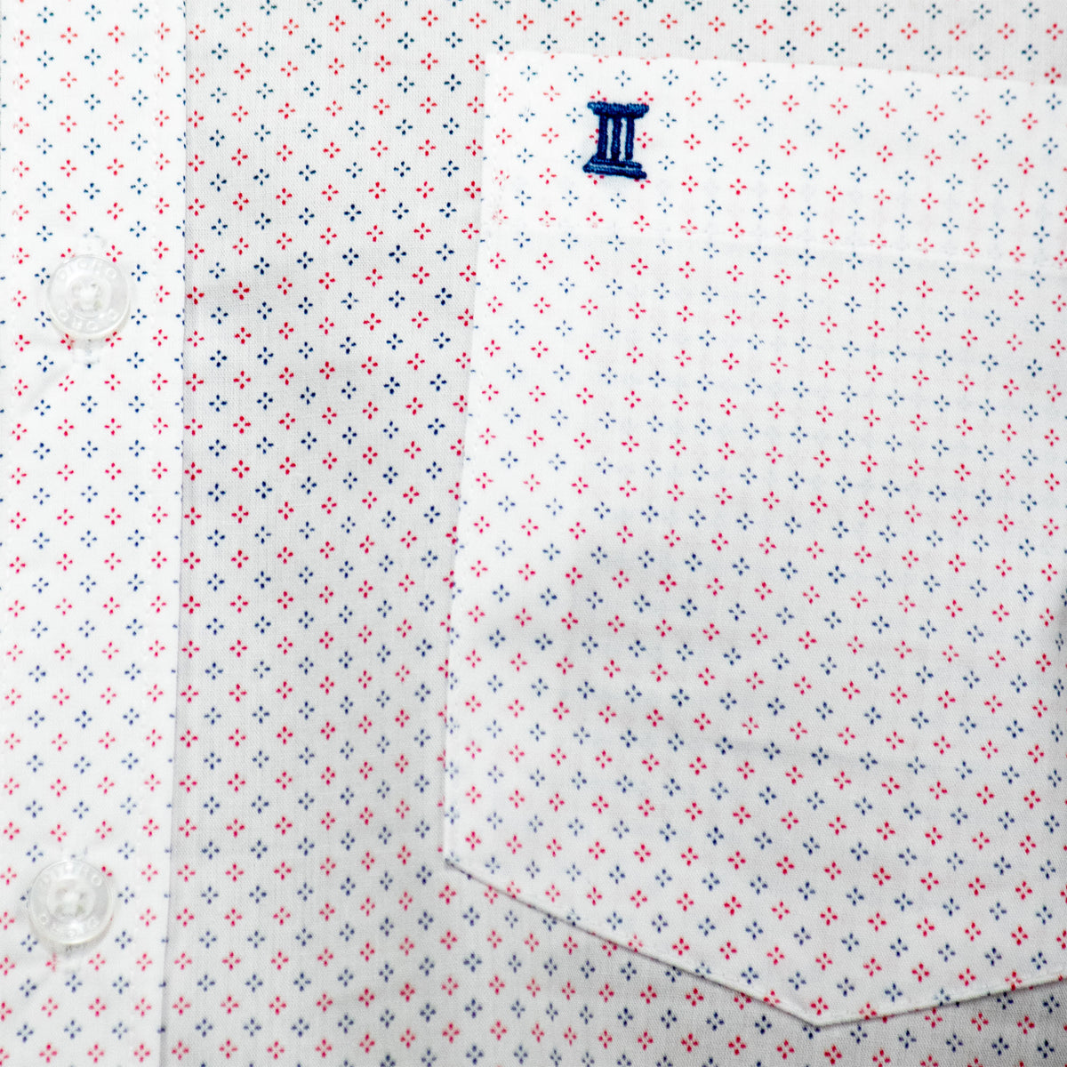 Camisa con Estampado Blanca de Manga Larga 2408067