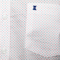 Camisa con Estampado Blanca de Manga Larga 2408067