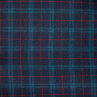 Camisa de Franela de Cuadros Azul con Manga Larga Talla Extra 2210087