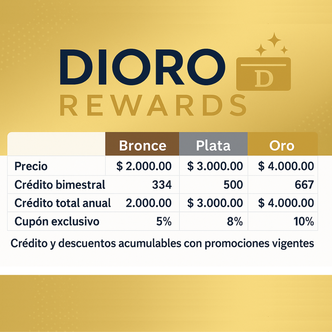 Dioro Rewards - Suscripción Anual Dioro