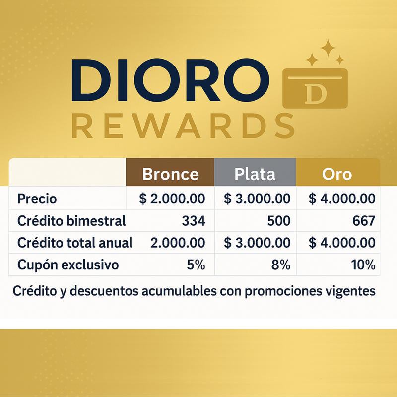 Dioro Rewards - Suscripción Anual Dioro