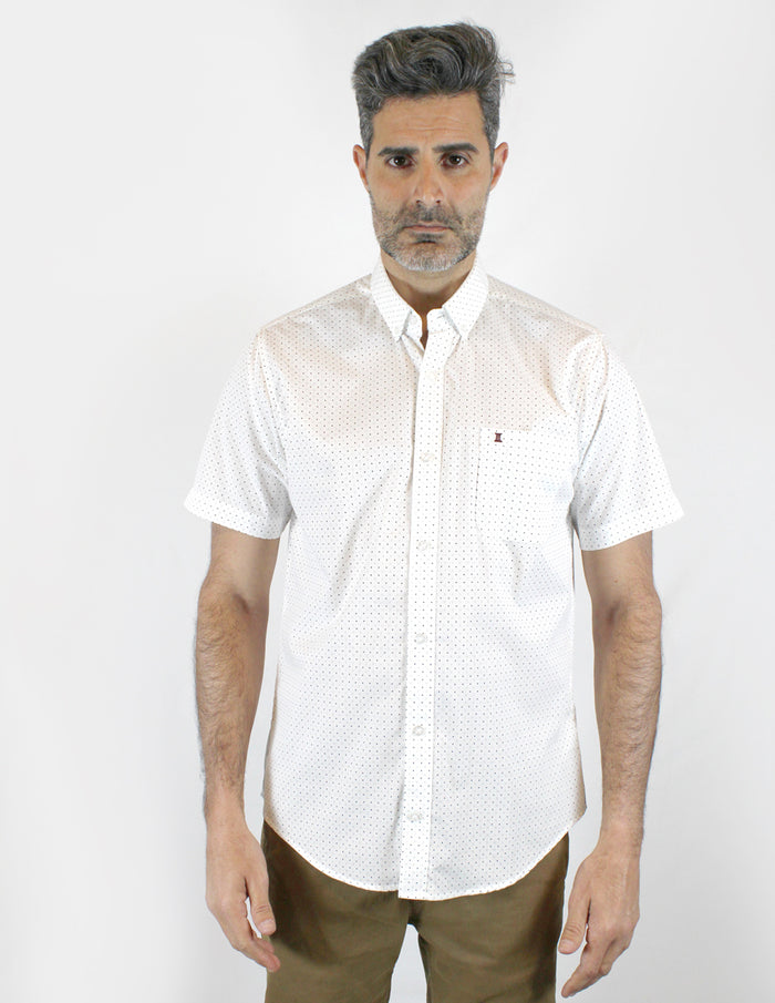 CAMISA MANGA CORTA BLANCA ESTAMPADA REF 1908204 - dioromx