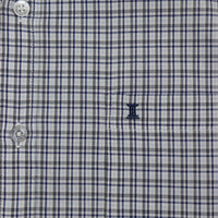 CAMISA MANGA CORTA CUADRO AZUL 100% ALGODÓN REF 2105131