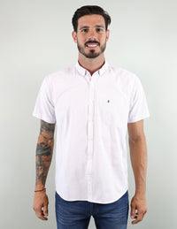 CAMISA MANGA CORTA BLANCO ESTAMPADO  REF 2209266