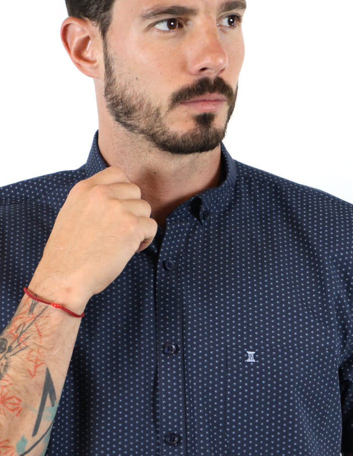 CAMISA MANGA CORTA BLANCO ESTAMPADO REF 2209267