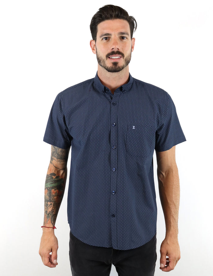 CAMISA MANGA CORTA BLANCO ESTAMPADO REF 2209267